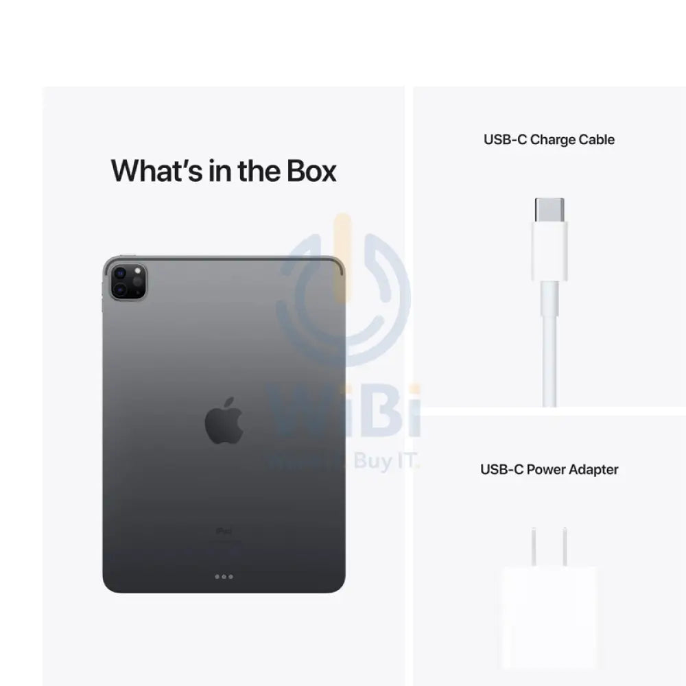 Apple iPad Pro (2021) - M1 Chip 8-Core CPU / 512GB / 12.9’’ XDR Display / Wi-Fi / 1YW / Space Grey - Tablet Mobiles &