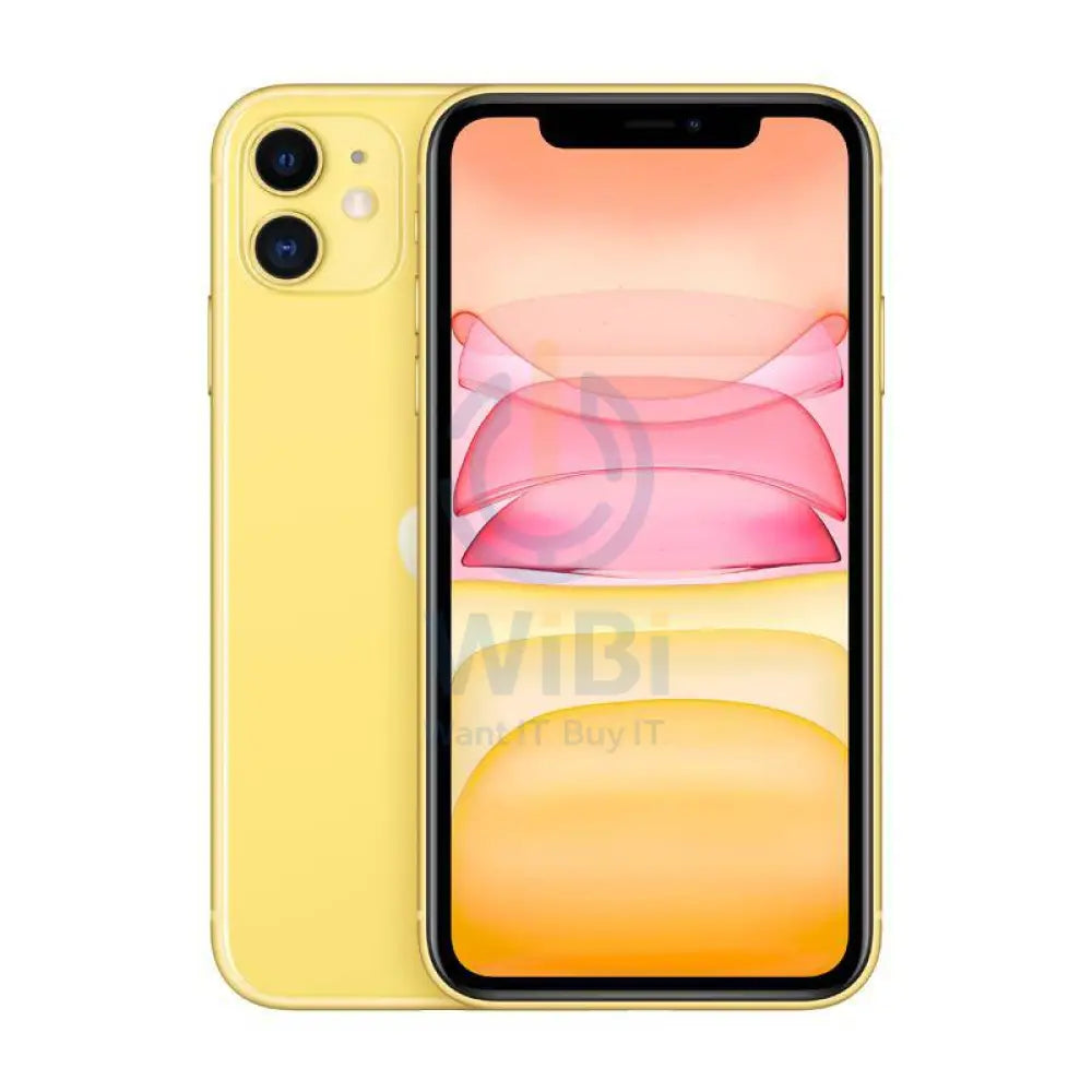 Apple iPhone 11 - 128GB / 6.1" Liquid Retina / Wi-Fi / 4G / Yellow Color - Mobile