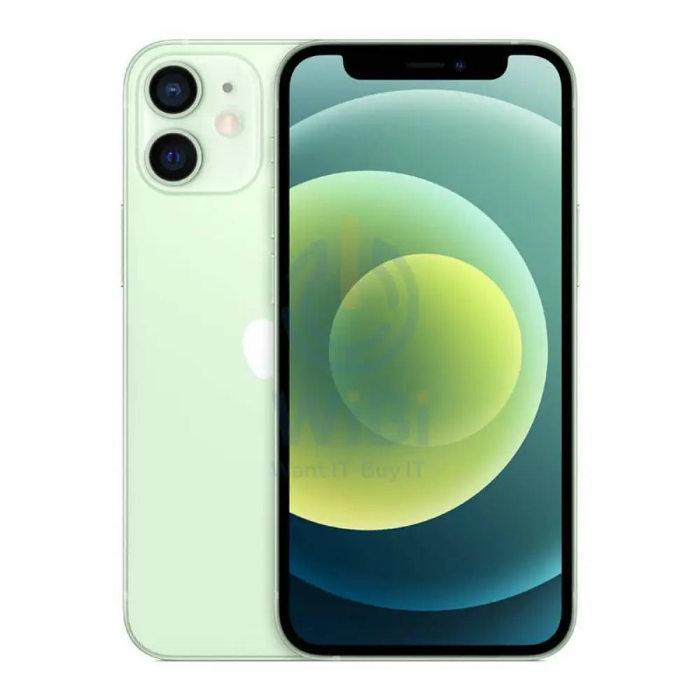 ابل ايفون 12 ميني - 256 جيجابايت / 5.4" سوبر ريتينا XDR / واي-فاي / 5جي / أخضر - هاتف