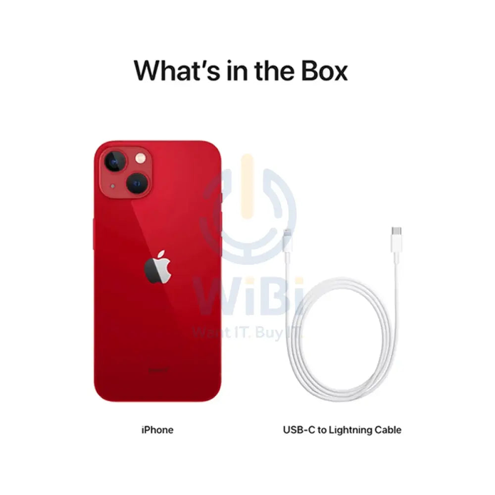 Apple iPhone 13 - 128GB / 6.1" Super Retina XDR / Wi-Fi / 5G / Red - Mobile