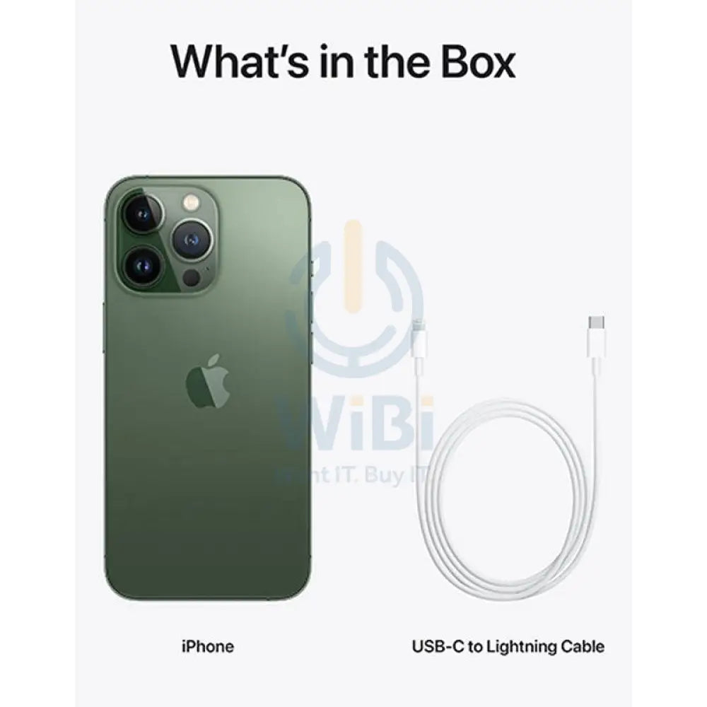 ابل ايفون 13 برو ماكس - 512 جيجابايت / 6.7" سوبر ريتينا XDR / واي-فاي / 5جي / أخضر - هاتف