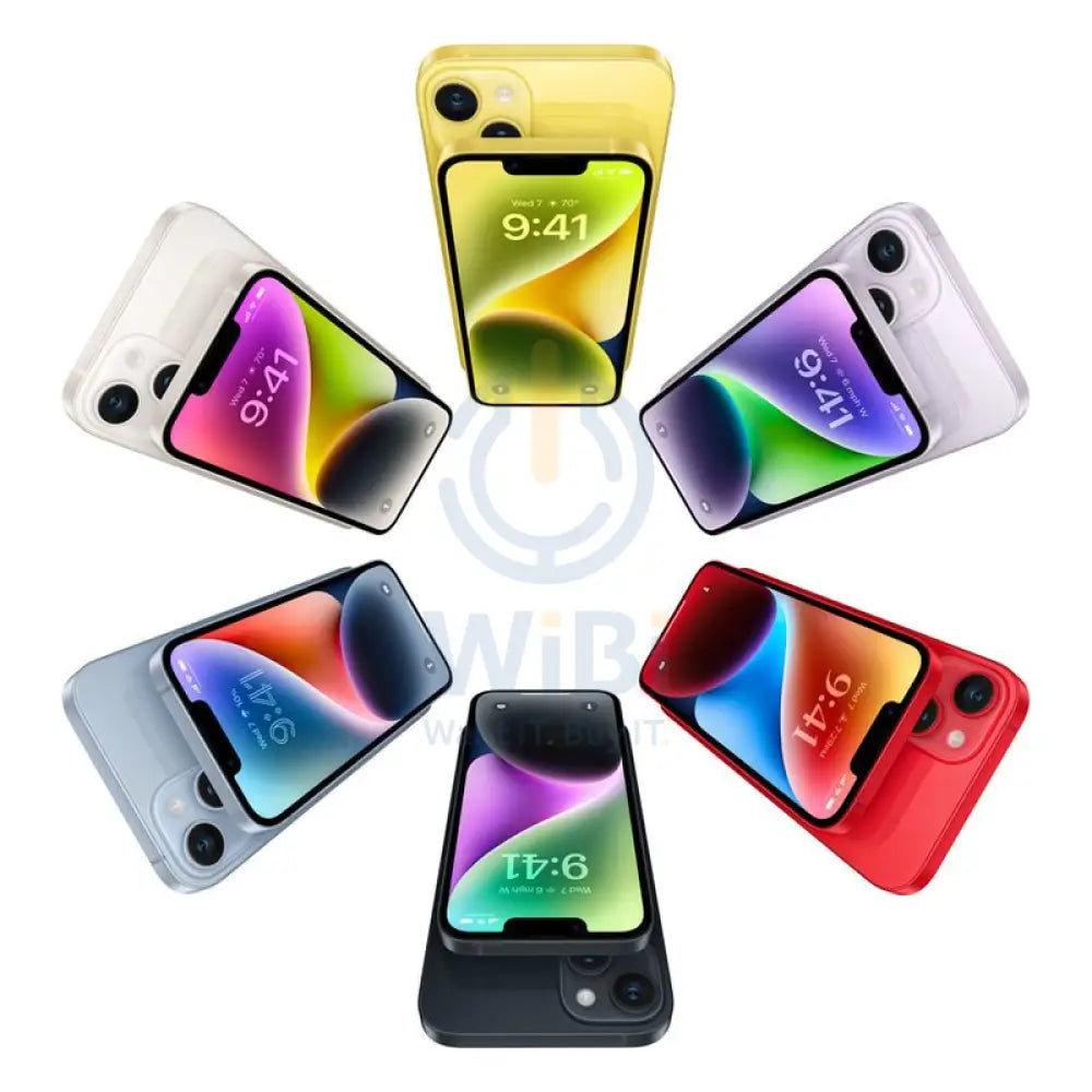 ابل ايفون 14 - 512 جيجابايت / أصفر / 5جي / 6.1'' هواتف تابلت > هواتف