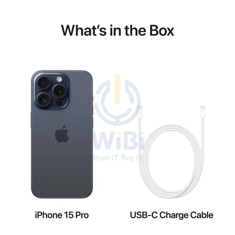 Apple iPhone 15 Pro - 1TB / Blue Titanium / 5G / 6.1’’ / Middle East Version Mobiles & Tablets > Mobiles > Offer Zone