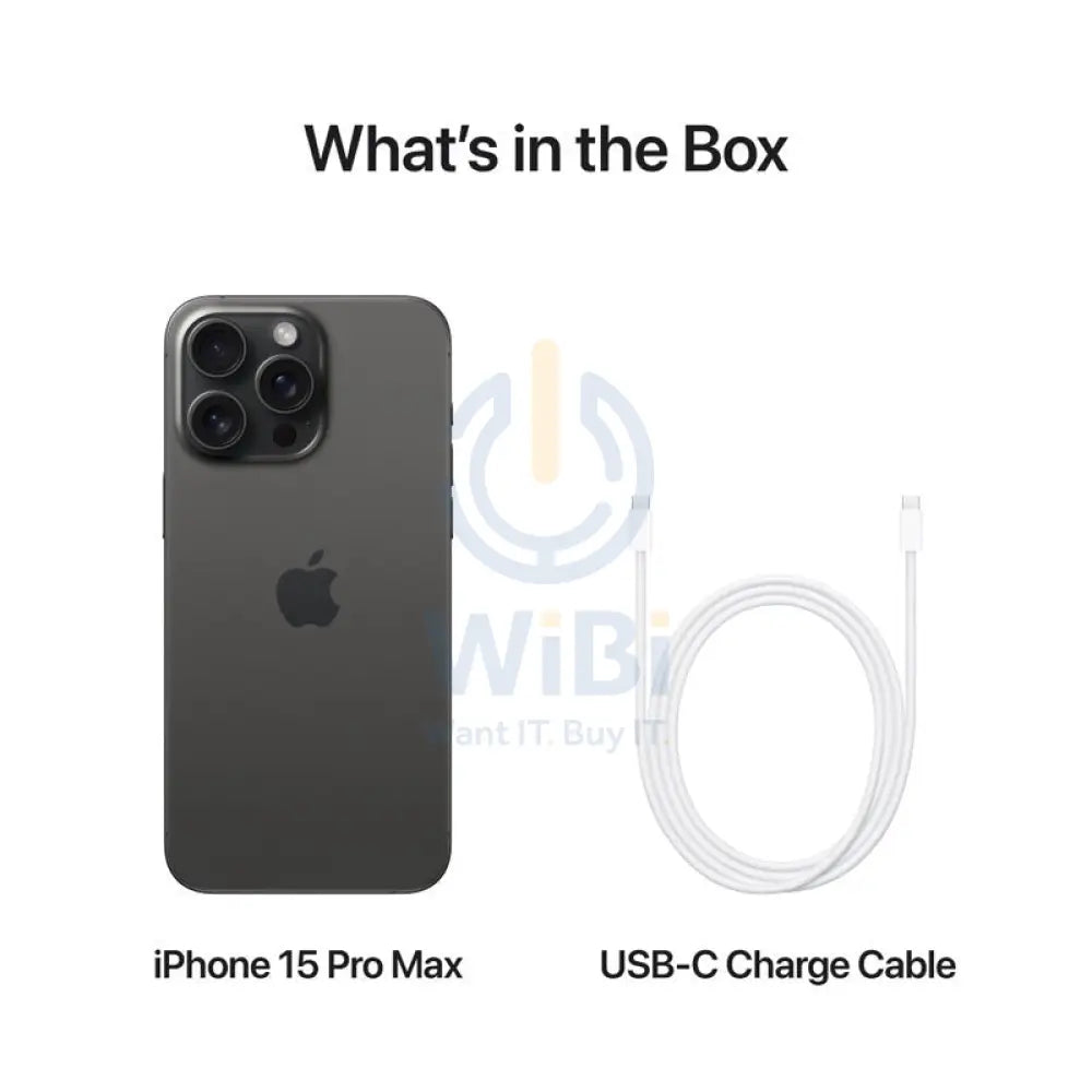 Apple iPhone 15 Pro Max - 256GB / Black Titanium / 5G / 6.7’’ / Middle East Version Mobiles & Tablets > Mobiles