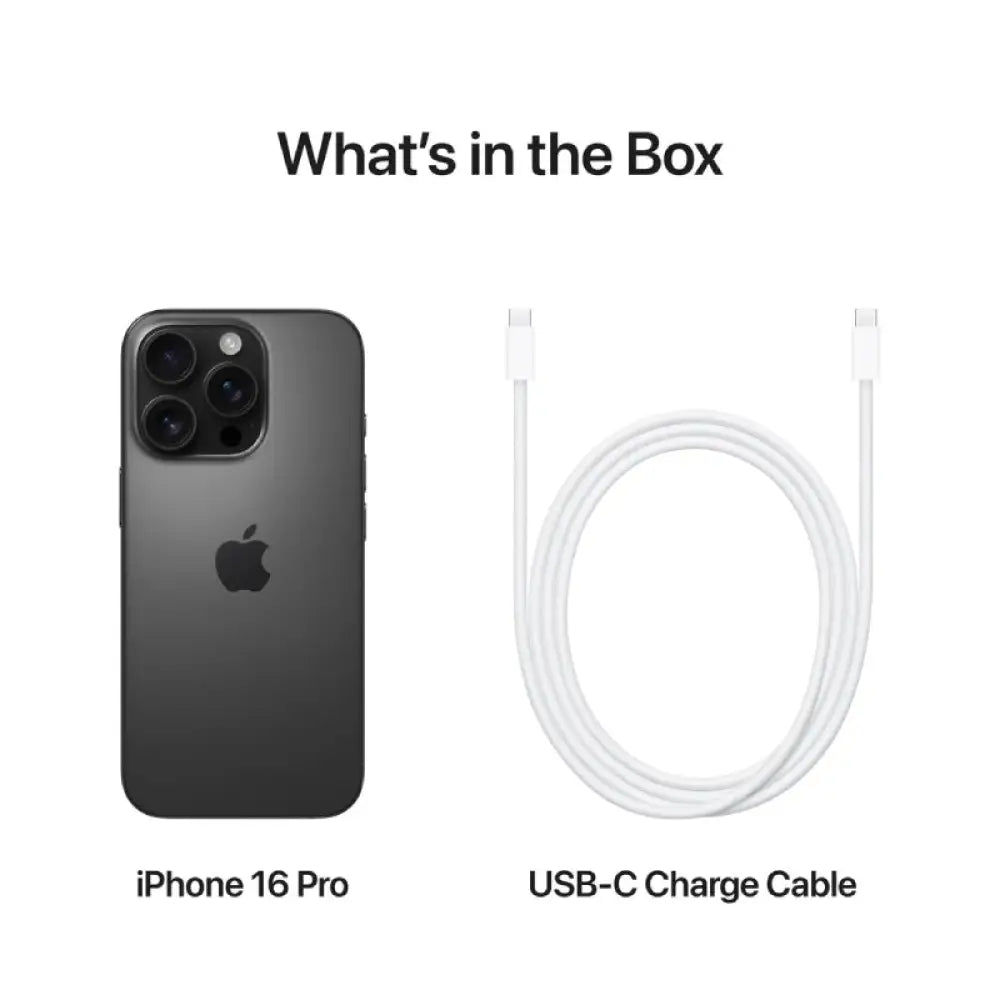Apple iPhone 16 Pro - 128GB / Black Titanium / 5G / 6.3’’/ Middle East Version Mobiles & Tablets > Mobiles