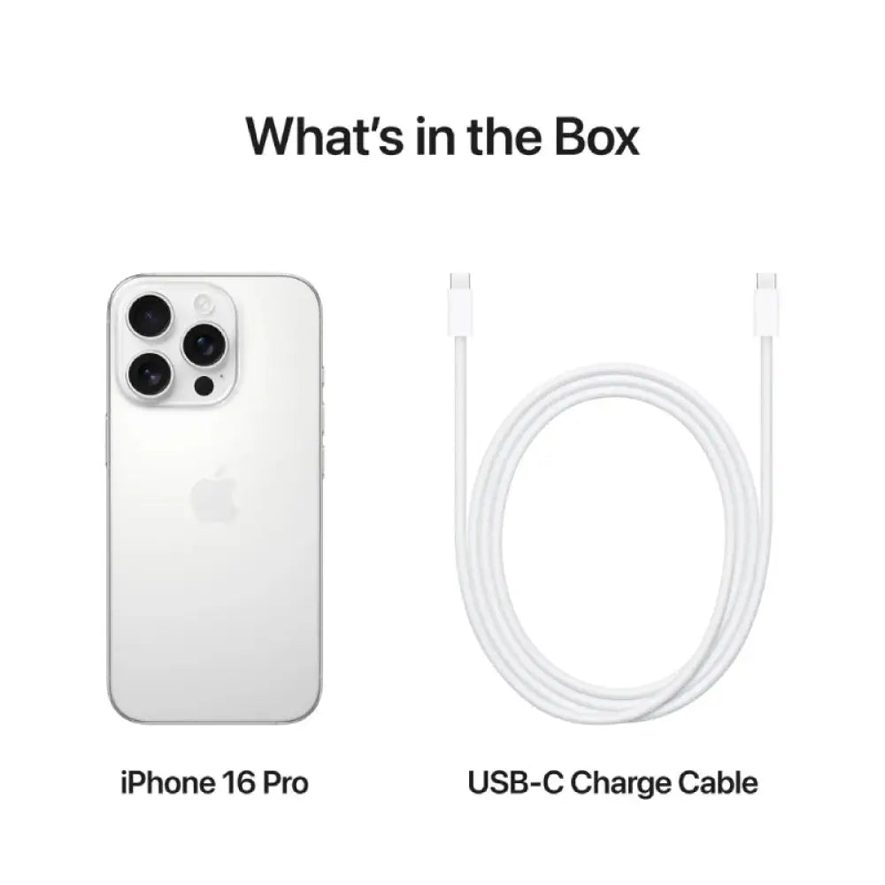 Apple iPhone 16 Pro - 128GB / White Titanium / 5G / 6.3’’/ Middle East Version Mobiles & Tablets > Mobiles