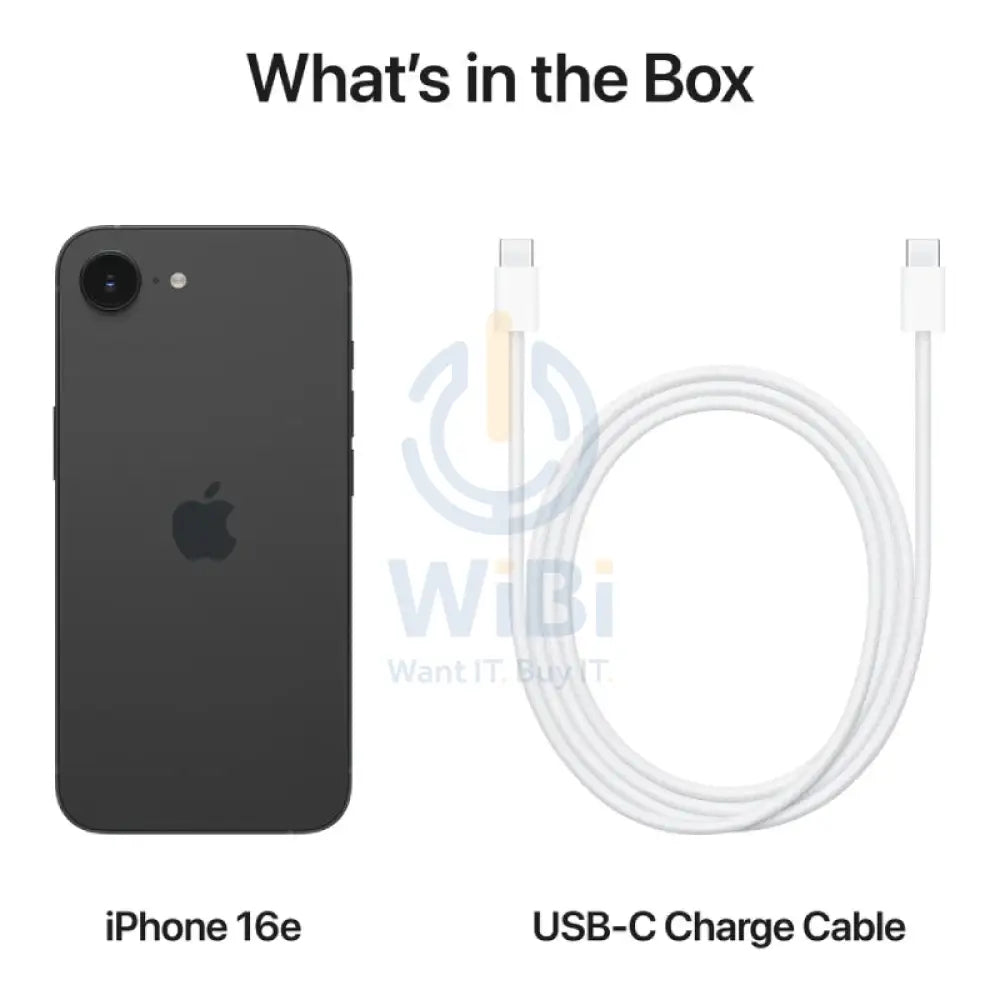 Apple iPhone 16e - 256GB / Black / 5G / 6.1’’ Mobiles & Tablets > Mobiles