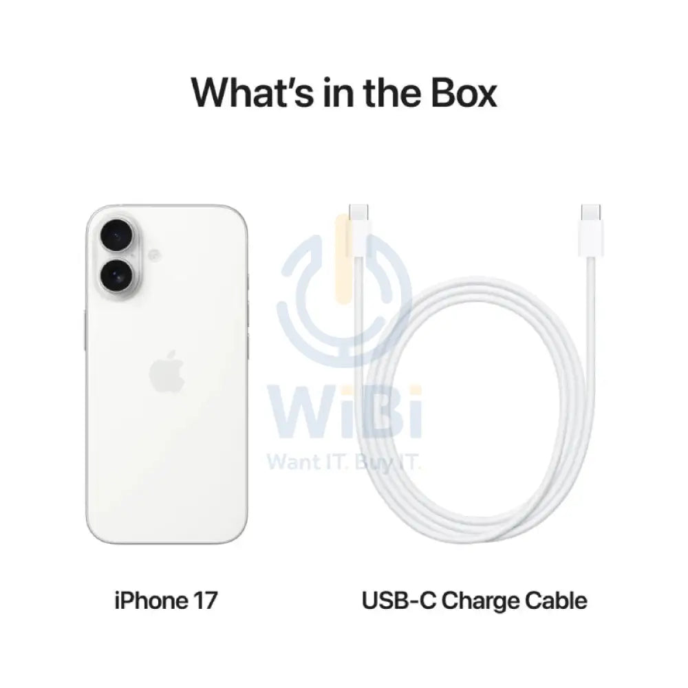 Pre-order Apple iPhone 17 - 256GB / White / 5G / 6.3’’ Mobiles & Tablets > Mobiles