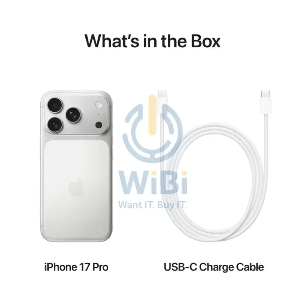 Apple iPhone 17 Pro - 512GB / Silver / HongKong Version / Nano Physical SIM + 1x eSIM Mobiles & Tablets > Mobiles