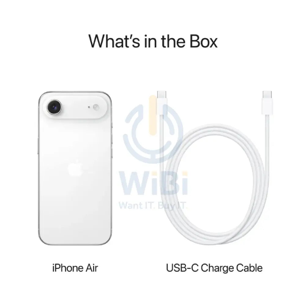 Pre-order Apple iPhone Air - 256GB / Cloud White / 5G / 6.5’’ Mobiles & Tablets > Mobiles