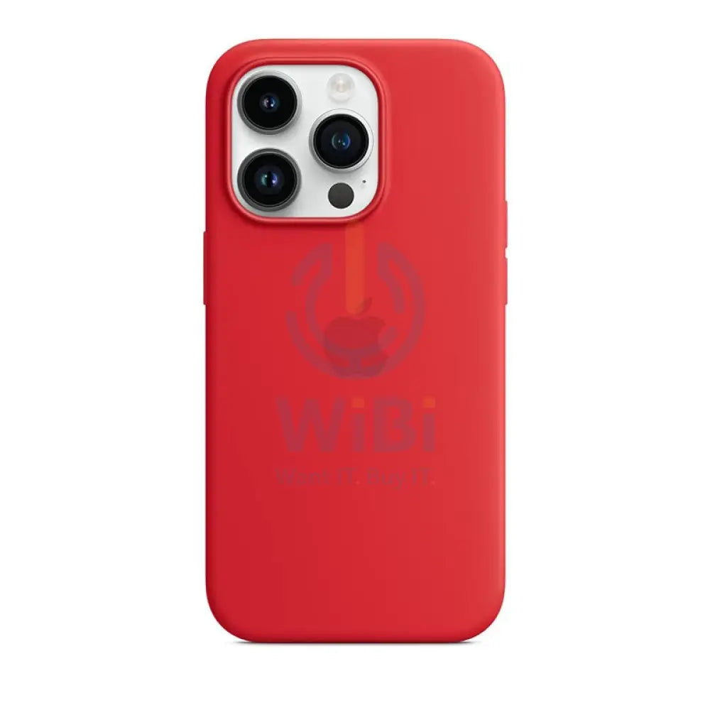 Apple iPhone MagSafe Silicone Case - iPhone 14 Pro Max / Red Accessories > Mobiles & Tablets > Offer Zone