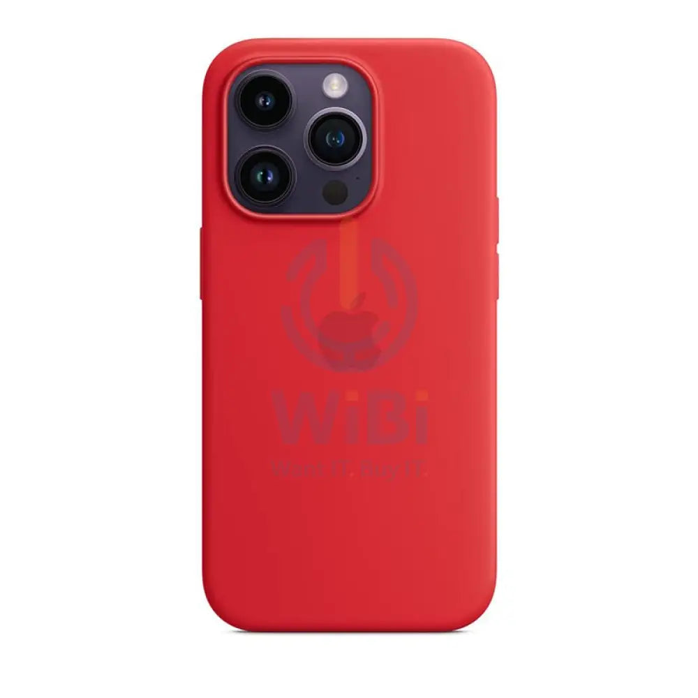 Apple iPhone MagSafe Silicone Case - iPhone 14 Pro Max / Red Accessories > Mobiles & Tablets > Offer Zone
