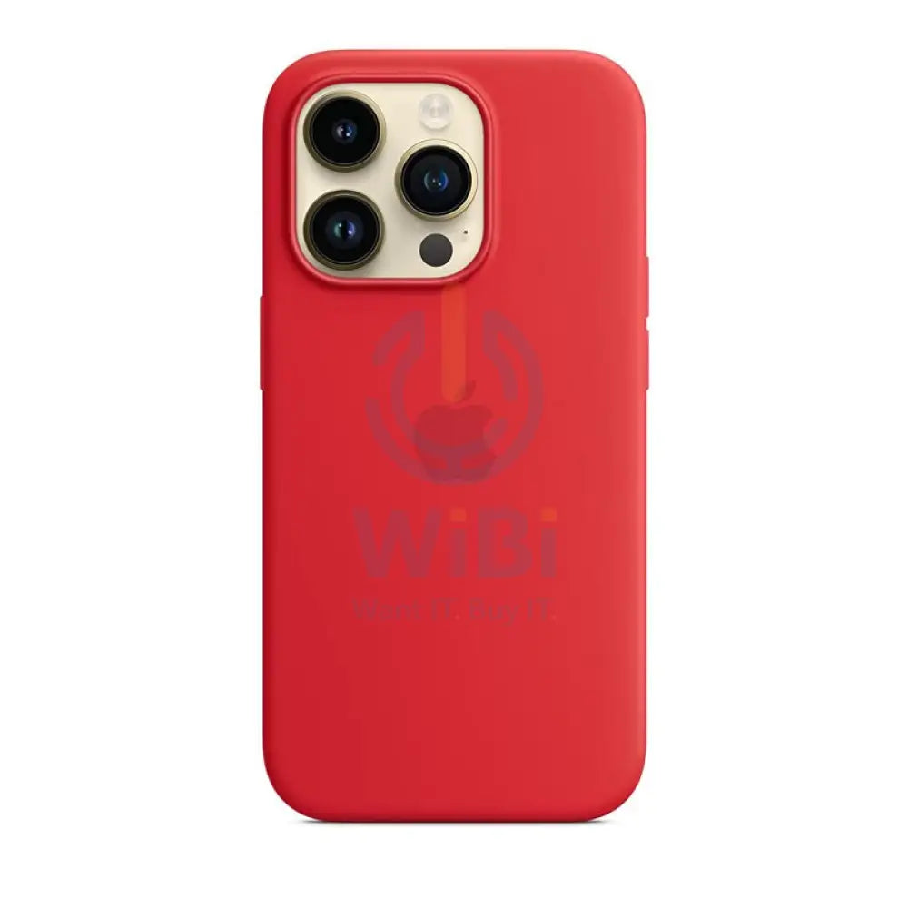 Apple iPhone MagSafe Silicone Case - iPhone 14 Pro Max / Red Accessories > Mobiles & Tablets > Offer Zone