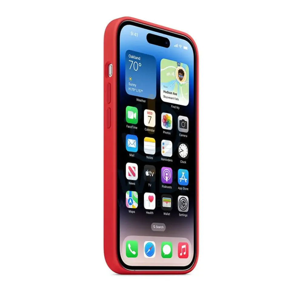 Apple iPhone MagSafe Silicone Case - iPhone 14 Pro Max / Red Accessories > Mobiles & Tablets > Offer Zone