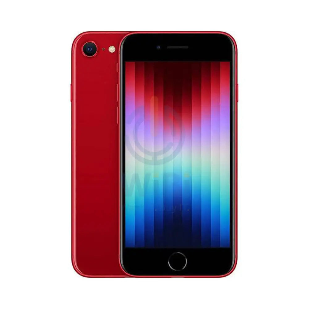 ابل ايفون SE الجيل الثالث - 128 جيجابايت / 4.7 بوصة ريتنا / واي-فاي / 5G / لون المنتج أحمر - هاتف
