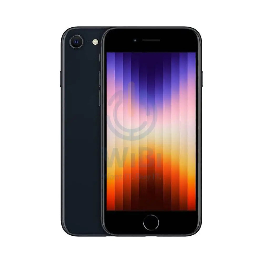 ابل ايفون SE 3 الجيل 64 جيجابايت / 4.7 بوصة شبكية / واي-فاي / 5جي / أسود لون -هواتف تابلت هواتف > عرض