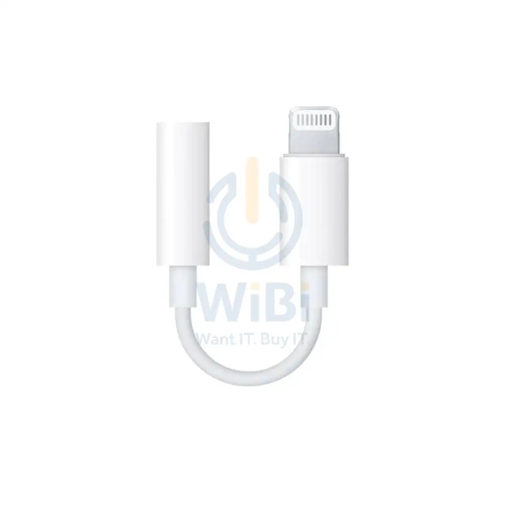 Apple Lightning to 3.5mm Headphone Jack Adapter – White