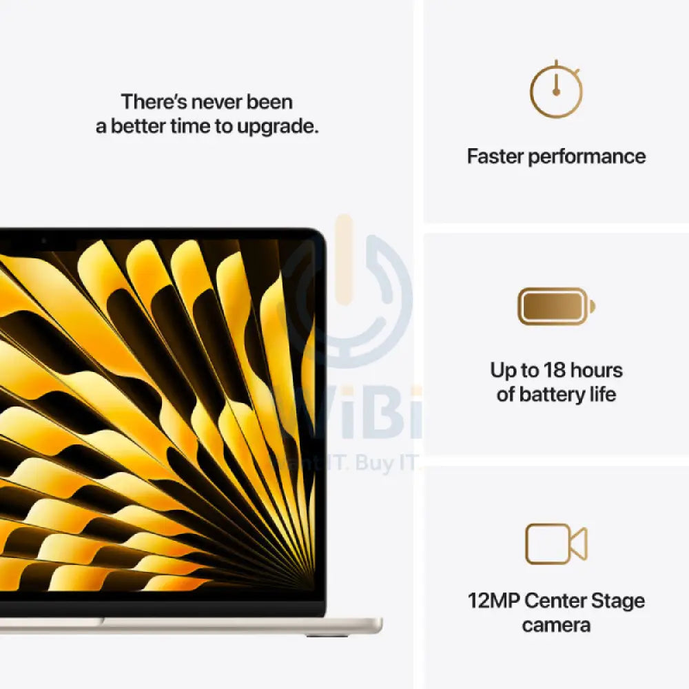 Apple MacBook Air - 13.6’’ / M4 / 10-Core CPU / 8-Core GPU / 16-Core Neural Engine / 16GB RAM / 256GB SSD / Starlight