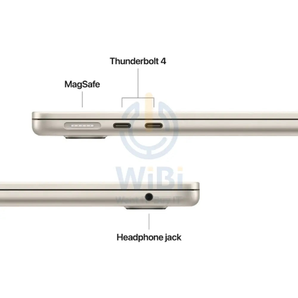 Apple MacBook Air - 13.6’’ / M4 / 10-Core CPU / 8-Core GPU / 16-Core Neural Engine / 16GB RAM / 256GB SSD / Starlight