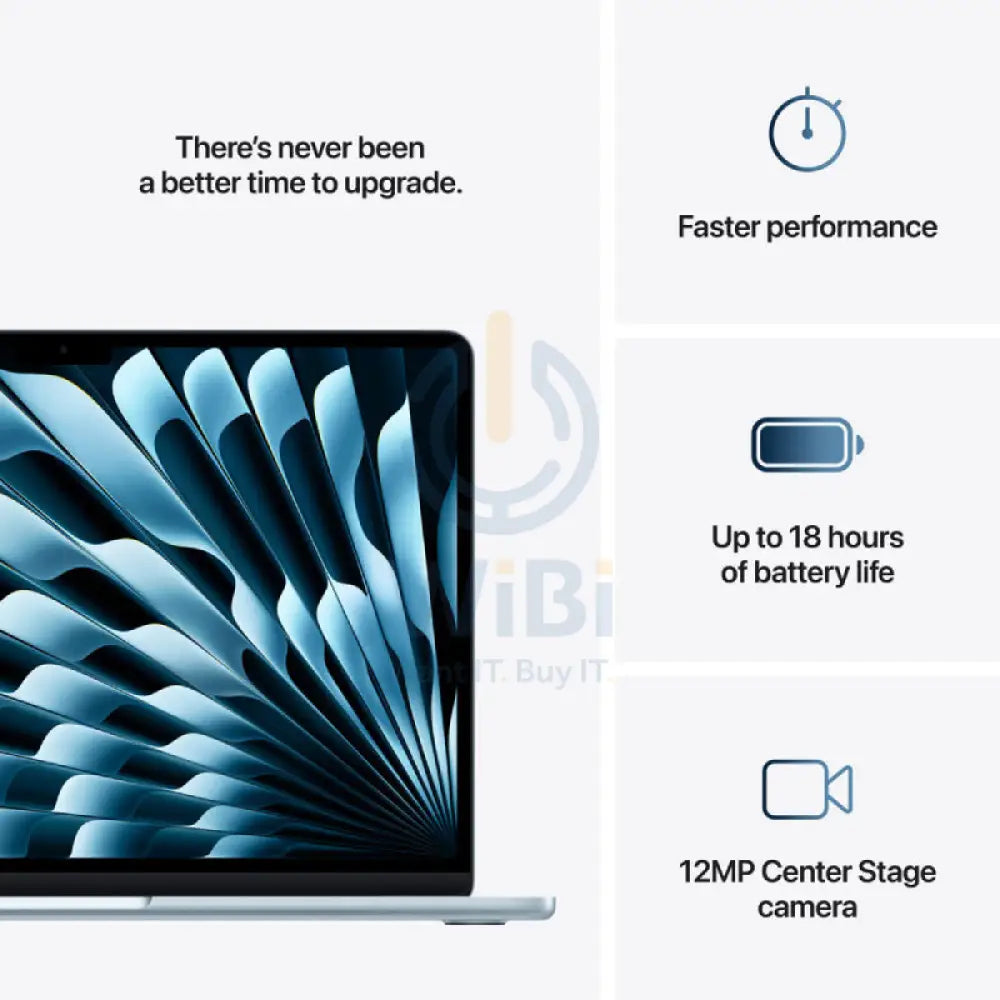 Apple MacBook Air - 13.6’’ / M4 / 10-Core CPU / 10-Core GPU / 16-Core Neural Engine / 24GB RAM / 512GB SSD / Sky Blue