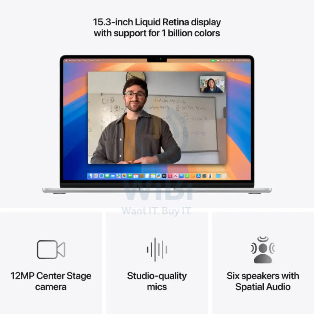Apple MacBook Air - 15.3’’ / M4 / 10-Core CPU / 10-Core GPU / 16-Core Neural Engine / 16GB RAM / 256GB SSD / Silver