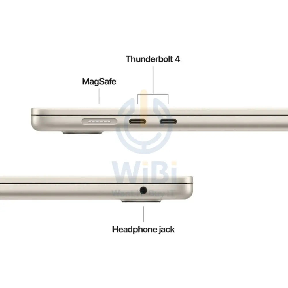 Apple MacBook Air - 15.3’’ / M4 / 10-Core CPU / 10-Core GPU / 16-Core Neural Engine / 16GB RAM / 512GB SSD / Starlight
