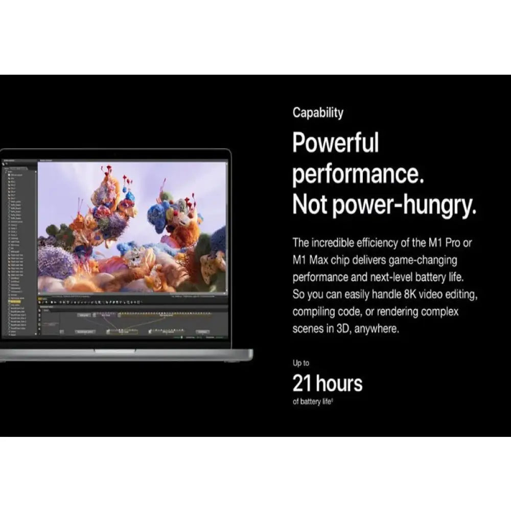 Apple MacBook Pro - 14.2’’ / M1 Pro / 10-Core CPU / 16-Core GPU / 16GB RAM / 1TB SSD / Arb/Eng / Space Grey / 1YW