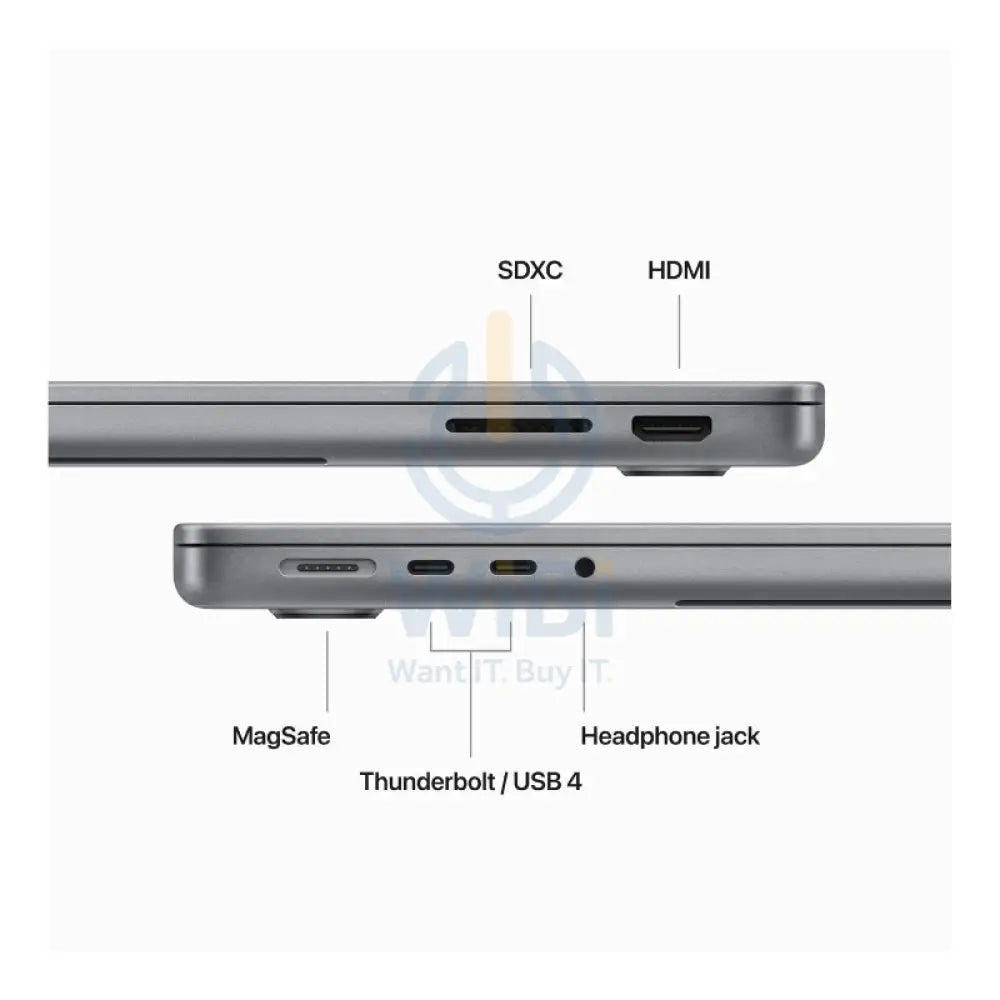 Apple MacBook Pro - 14.2’’ / M3 / 8-Core CPU / 10-Core GPU / 8GB RAM / 512GB SSD / Arb/Eng / Space Grey / 1YW Laptops