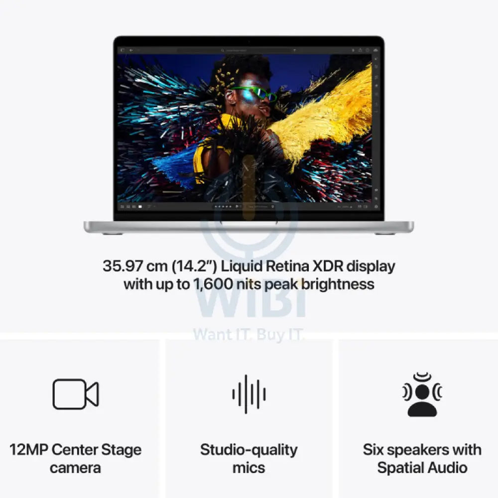 Apple MacBook Pro - 14.2’’ / M4 / 10-Core CPU / 10-Core GPU / 16GB RAM / 1TB SSD / Silver / 1YW Laptops