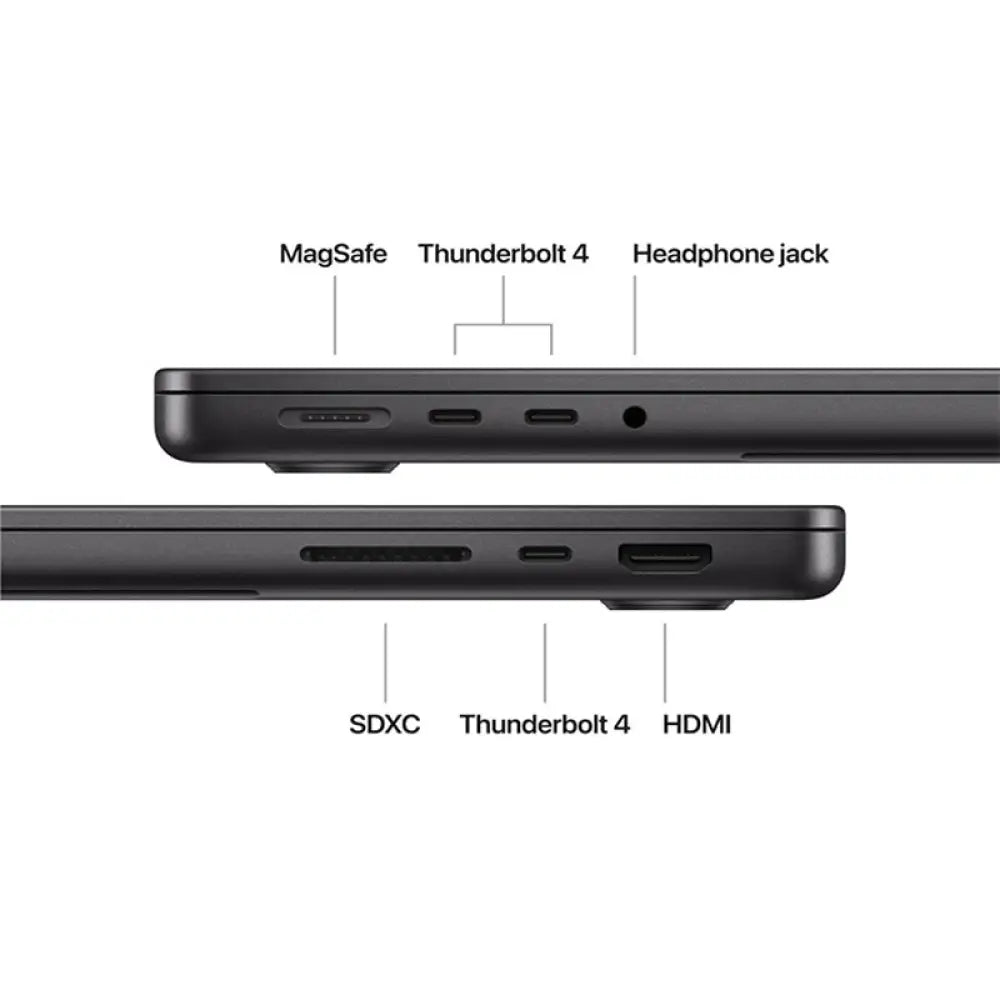 Apple MacBook Pro - 14.2’’ / M4 / 10-Core CPU / 10-Core GPU / 24GB RAM / 1TB SSD / Space Black / 1YW Laptops