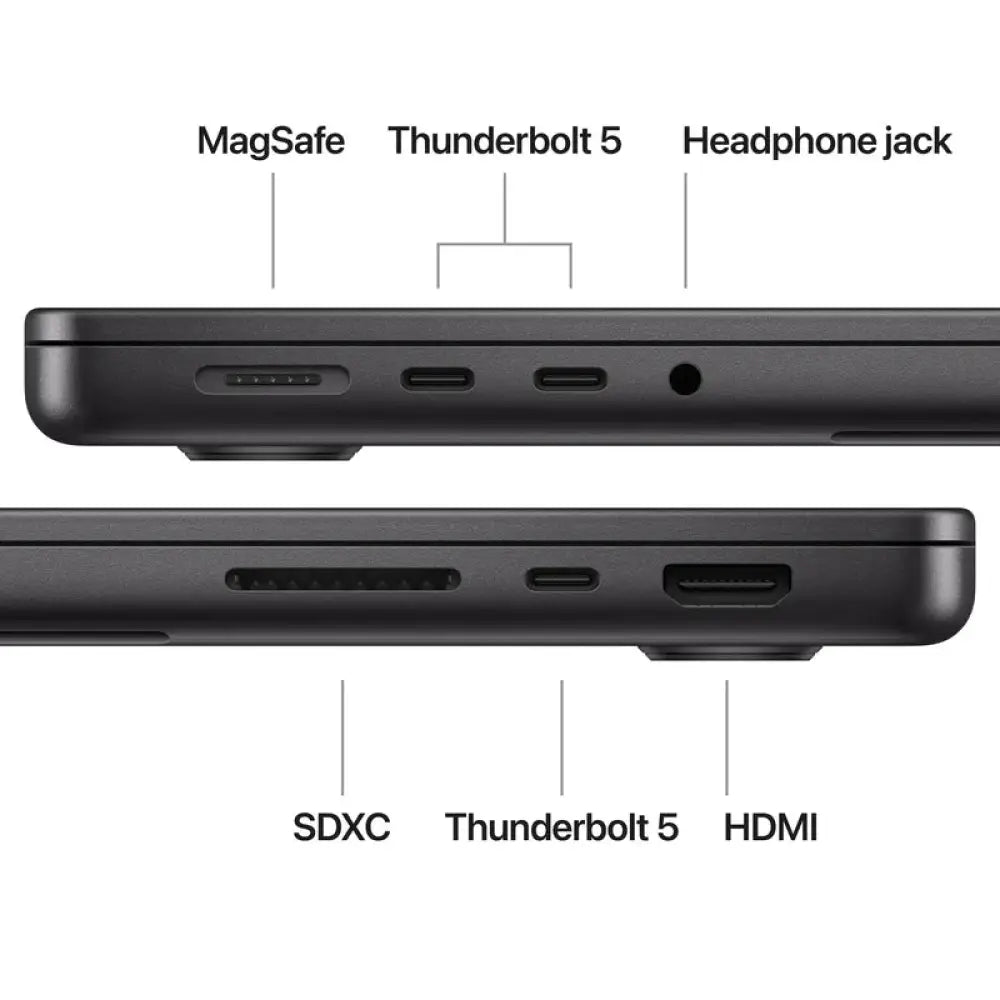 Apple MacBook Pro - 14.2’’ / M4 / 10-Core CPU / 10-Core GPU / 24GB RAM / 1TB SSD / Space Black / 1YW Laptops
