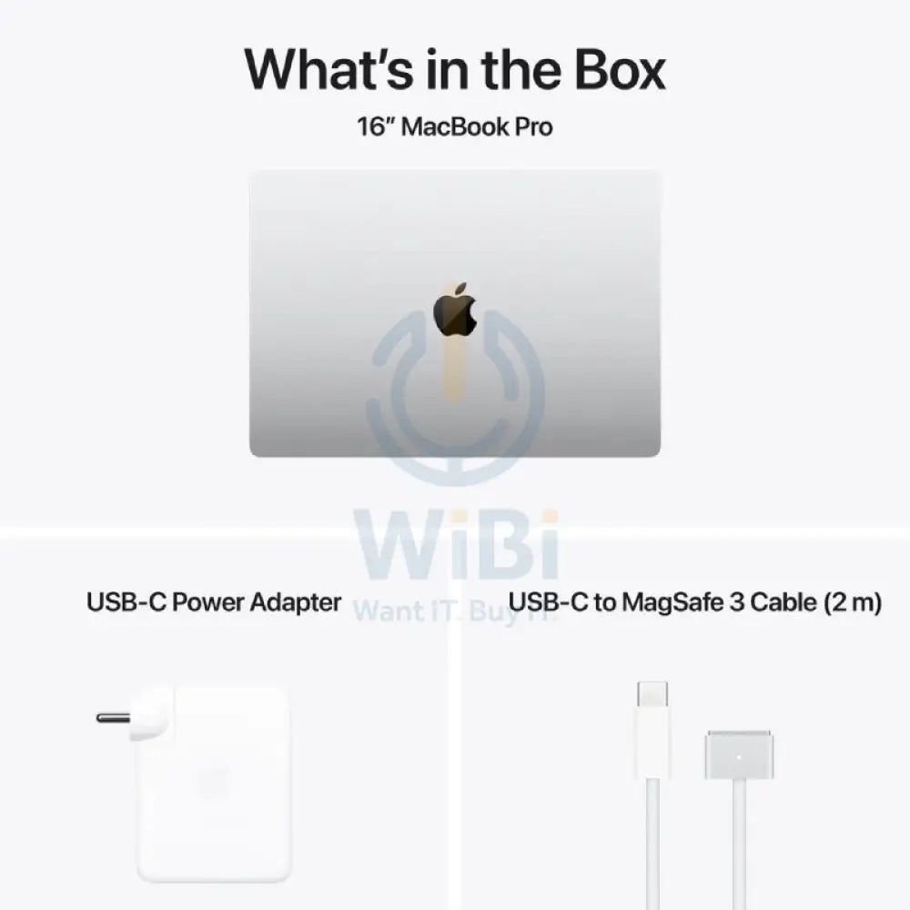 Apple MacBook Pro - 16.2’’ / M4 Pro / 14-Core CPU / 20-Core GPU / 24GB RAM / 512GB SSD / Silver / 1YW Laptops