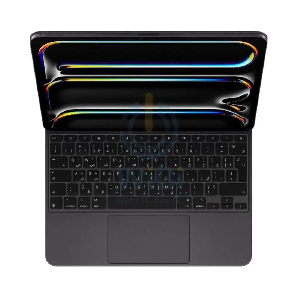 Apple Magic Keyboard for iPad Pro 13‑inch (M4) - Arabic / English - Black Accessories > Mobiles & Tablets > Tablets >