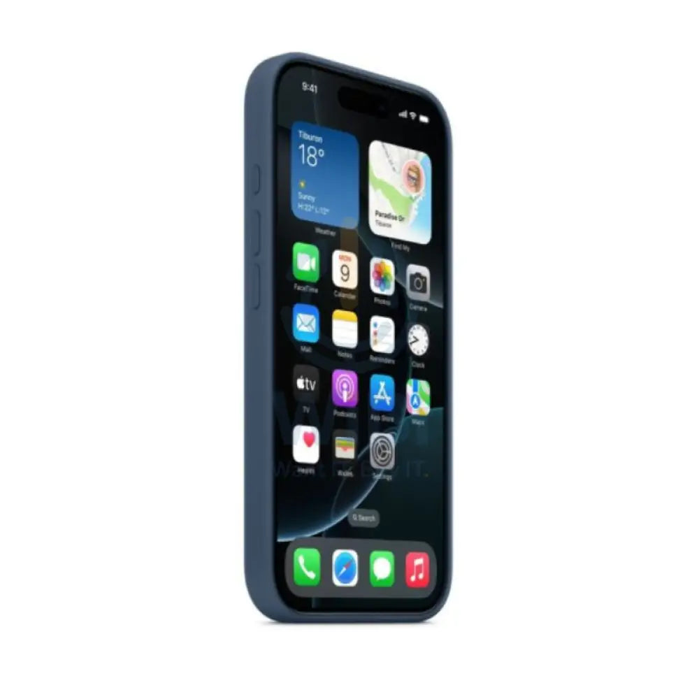 Apple Silicone Case with MagSafe - Apple iPhone 16 Pro Max / Denim Accessories > Mobiles & Tablets > Mobiles > Covers &