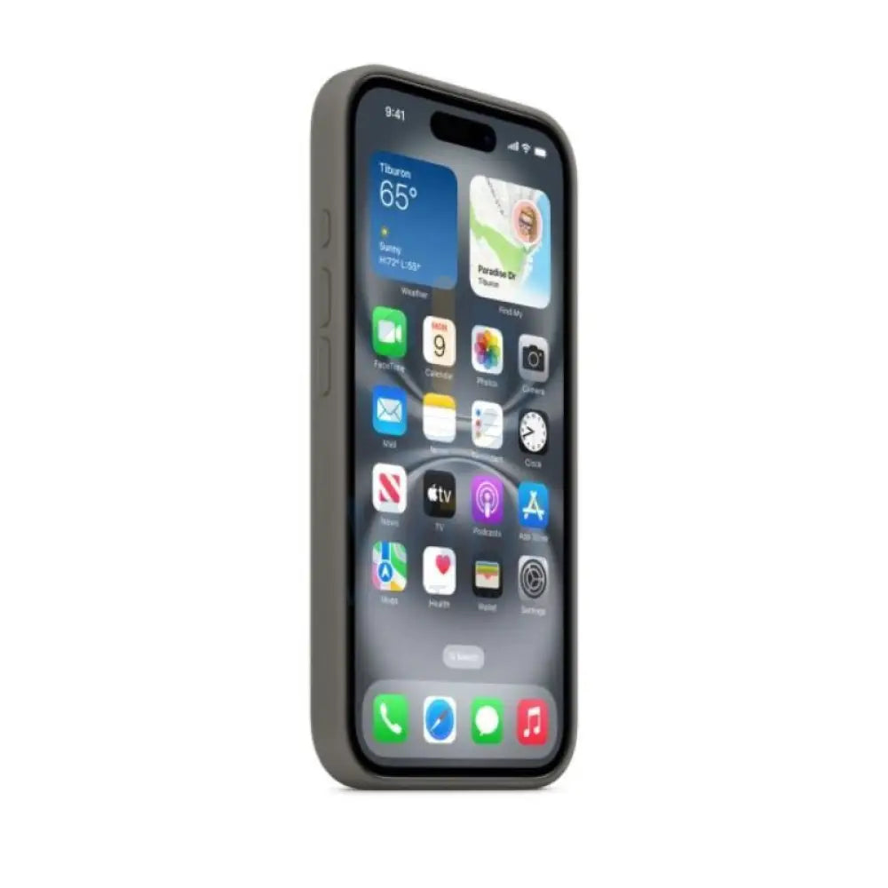 Apple Silicone Case with MagSafe - Apple iPhone 16 Pro Max / Stone Gray Accessories > Mobiles & Tablets > Mobiles >