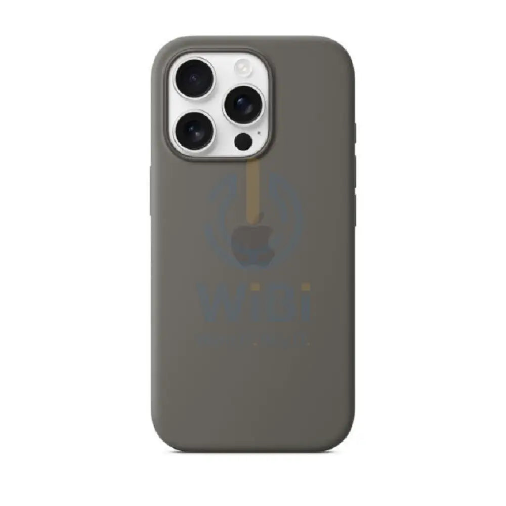 Apple Silicone Case with MagSafe - Apple iPhone 16 Pro Max / Stone Gray Accessories > Mobiles & Tablets > Mobiles >
