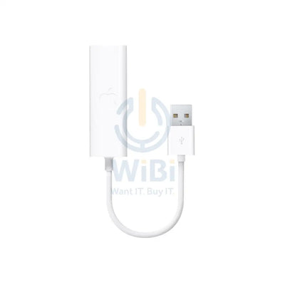 Apple USB to Ethernet Adapter - 100 Mbps / RJ-45 / USB 2.0 / White Networking Products > USB Network Adapter