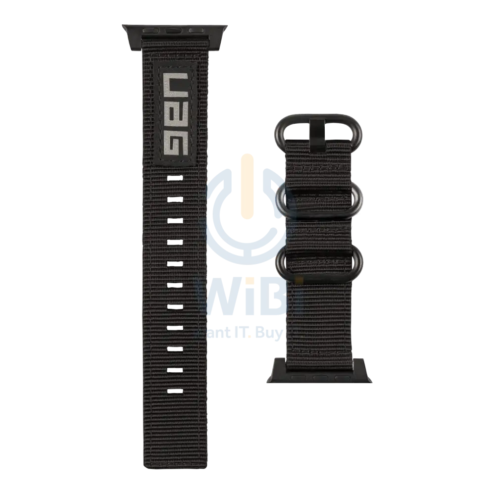 Apple Watch 41/40/38mm Nato Eco Strap- Black - Black Accessories > Smart Watches > Offer Zone