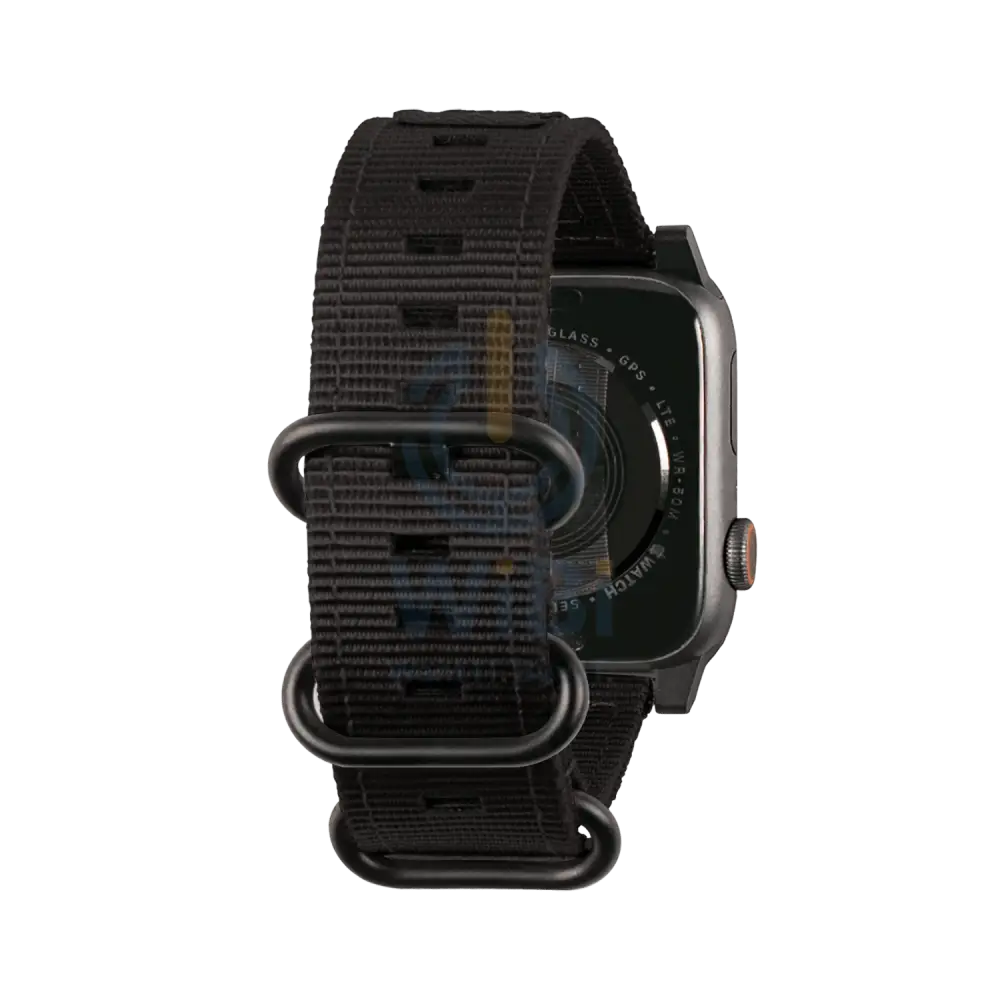 Apple Watch 41/40/38mm Nato Eco Strap- Black - Black Accessories > Smart Watches > Offer Zone