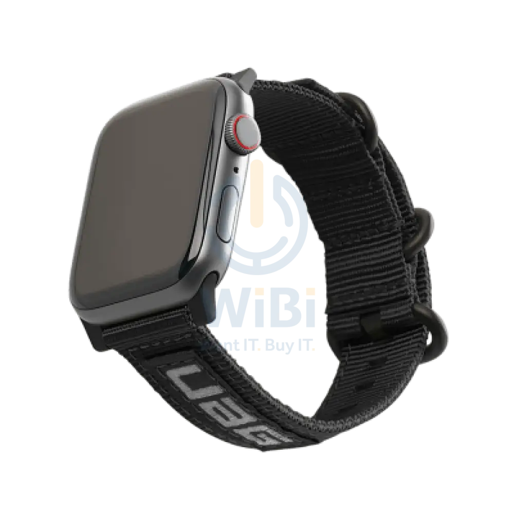 Apple Watch 41/40/38mm Nato Eco Strap- Black - Black Accessories > Smart Watches > Offer Zone