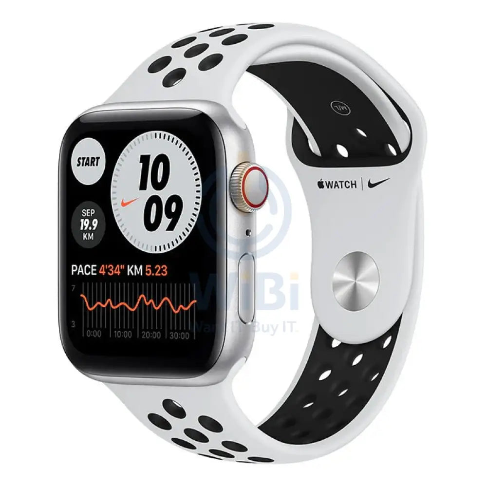 Apple Watch Nike SE with Sport Band - LTPO OLED / 44mm / Bluetooth / Wi-Fi / Black Nike Smart Watches