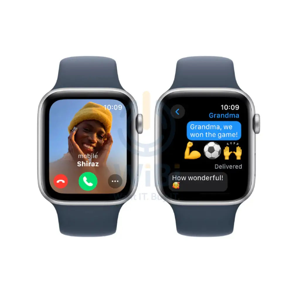 Apple Watch SE (2nd Gen) with Sport Band - LTPO OLED / 44mm / Medium/Large / Bluetooth / Wi-Fi / Storm Blue Smart