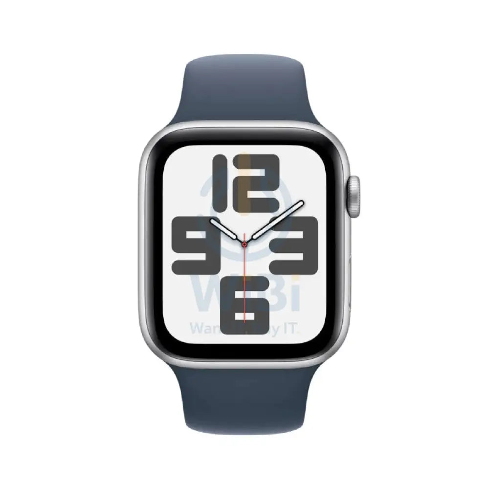 Apple Watch SE (2nd Gen) with Sport Band - LTPO OLED / 44mm / Medium/Large / Bluetooth / Wi-Fi / Storm Blue Smart
