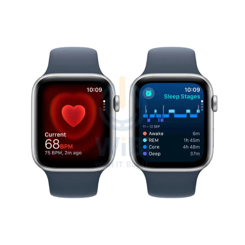 Apple Watch SE (2nd Gen) with Sport Band - LTPO OLED / 44mm / Medium/Large / Bluetooth / Wi-Fi / Storm Blue Smart
