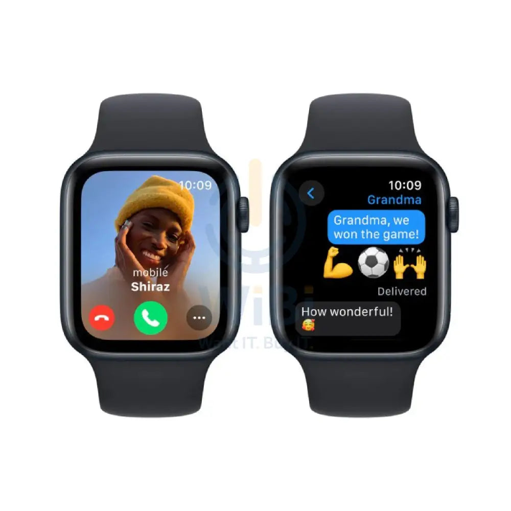 Apple Watch SE (2nd Gen) with Sport Band - LTPO OLED / 44mm / Small/Medium / Bluetooth / Wi-Fi / Midnight Smart Watches