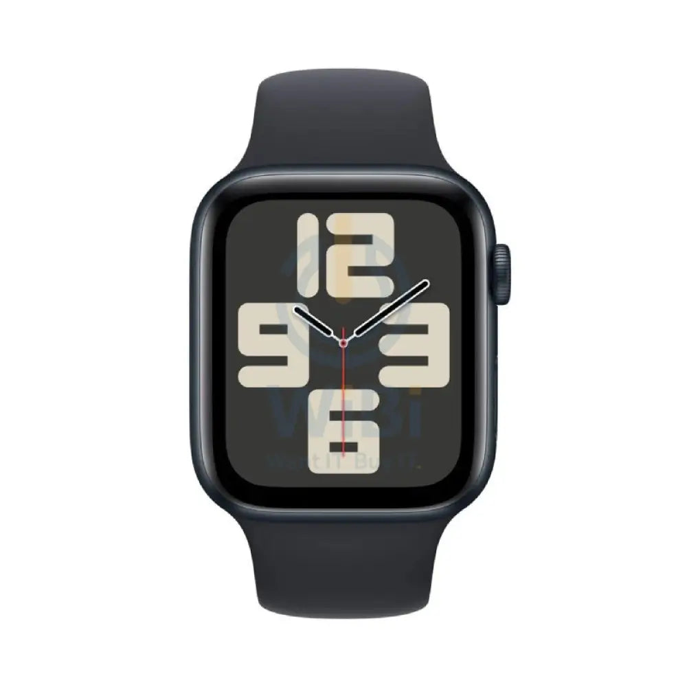 Apple Watch SE (2nd Gen) with Sport Band - LTPO OLED / 44mm / Small/Medium / Bluetooth / Wi-Fi / Midnight Smart Watches