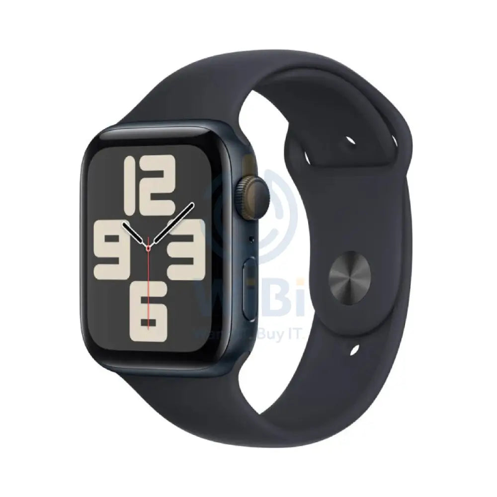 Apple Watch SE (2nd Gen) with Sport Band - LTPO OLED / 44mm / Small/Medium / Bluetooth / Wi-Fi / Midnight Smart Watches