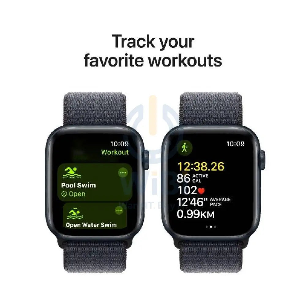 Apple Watch SE (2nd Gen) with Sport Loop - LTPO OLED / 40mm / Bluetooth / Wi-Fi / Ink Smart Watches