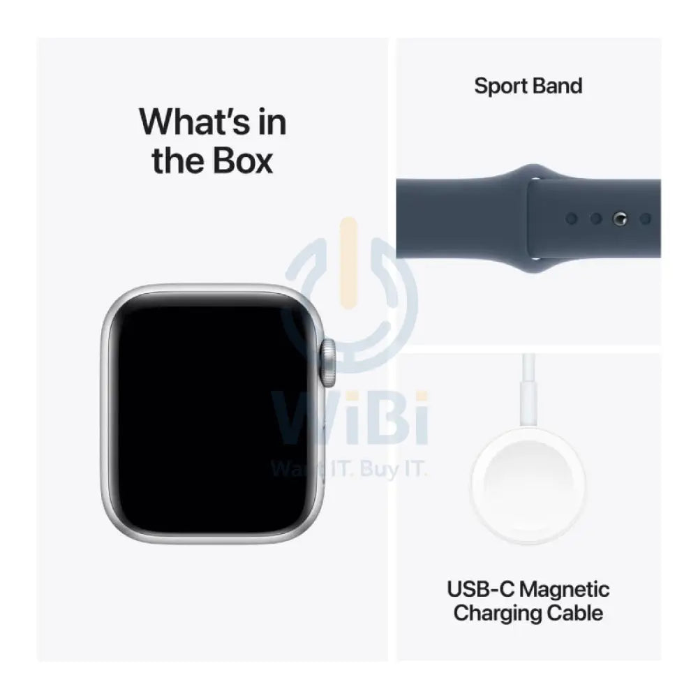 Apple Watch SE Gen 2 With Sport Band - LTPO OLED / 32GB / 40mm / Bluetooth / Wi-Fi / Silver Smart Watches > Offer Zone