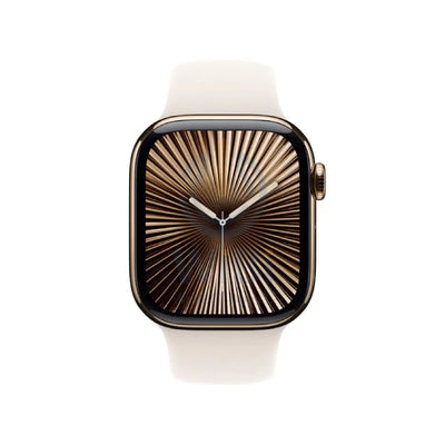 Apple Watch Series 10 with Sport Band LTPO OLED / 64GB / 46mm / Medium/Large / Bluetooth / Wi Fi / Cellular / Starlight